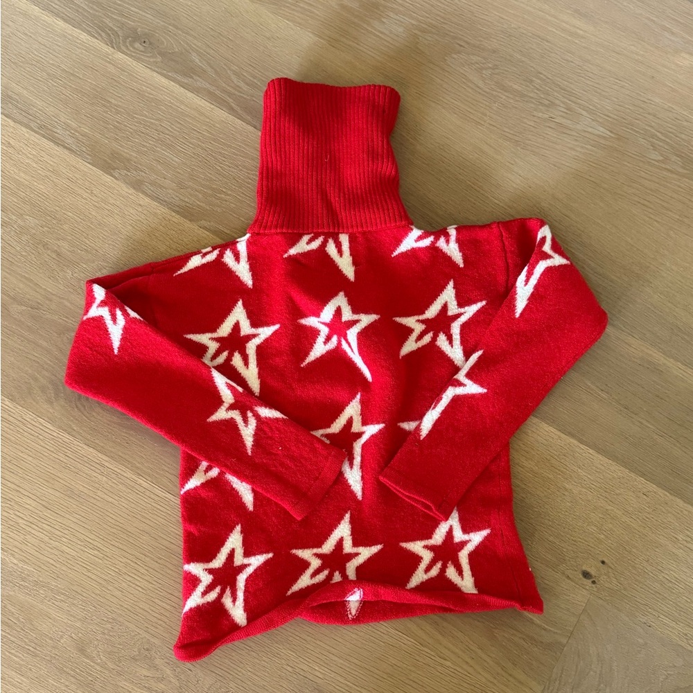 Perfect Moment Red Star Sweater